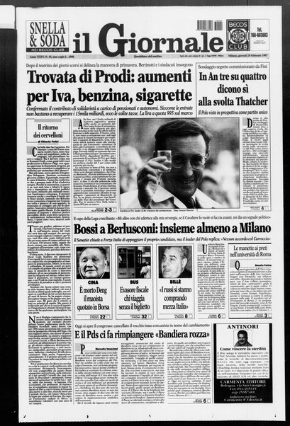 Il giornale : quotidiano del mattino